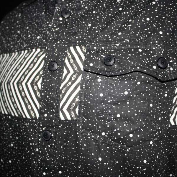 Night sky button shirt by Baki Clothing Company