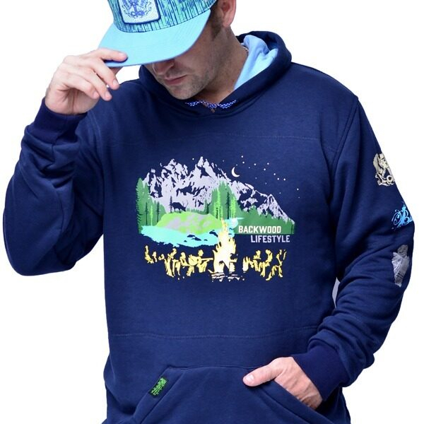Backwoods Bamboo-lined Hoodie Bamboo lined hoodies by Baki Clothing Company