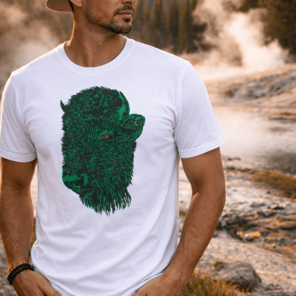 Yellowstone Bison Bamboo T-shirt