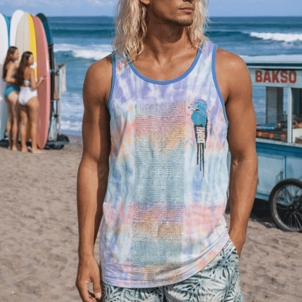 Mens Hand Dyed Bamboo Tank Tops