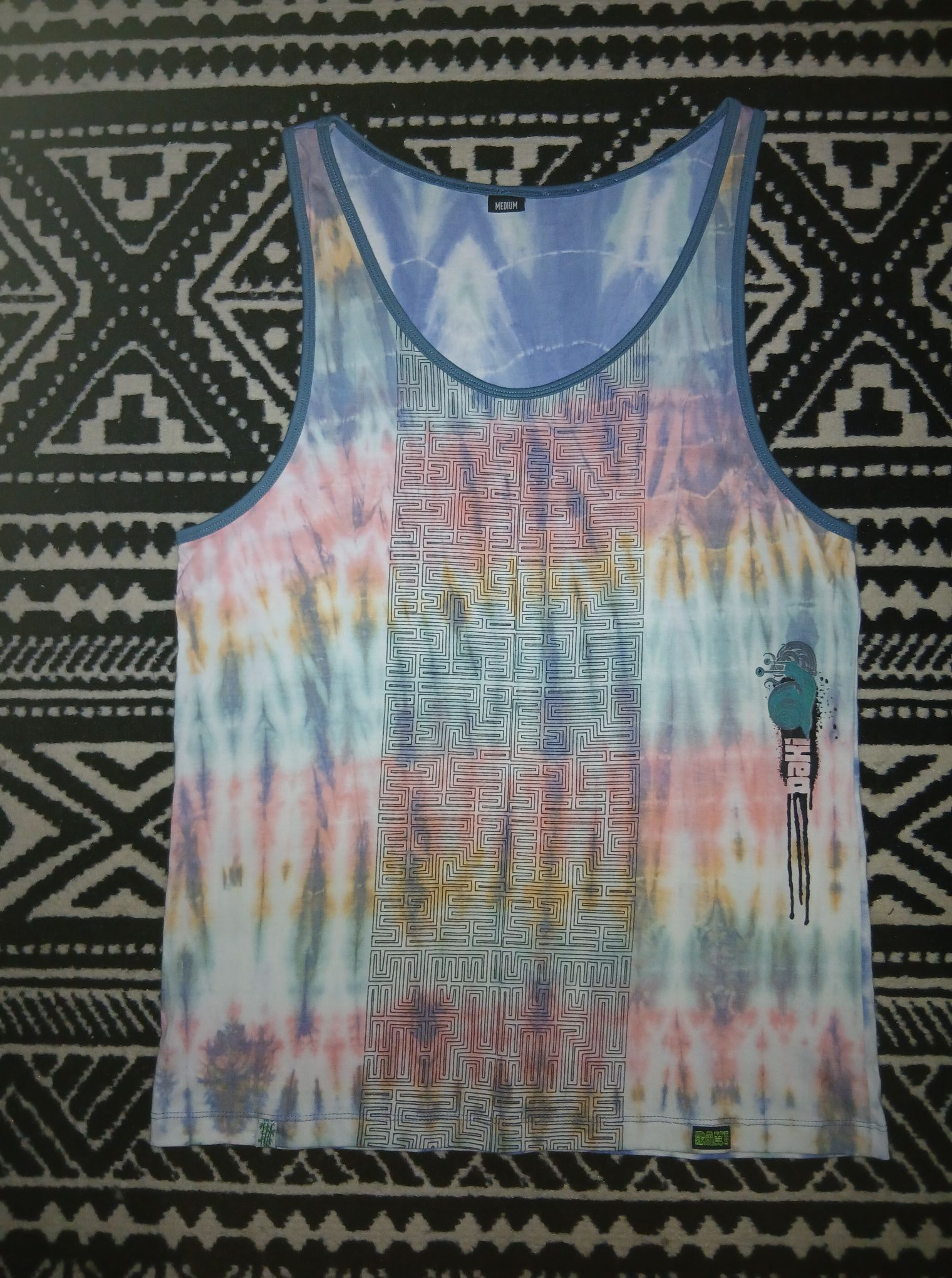 Mens Hand Dyed Bamboo Tank Tops - Image 3