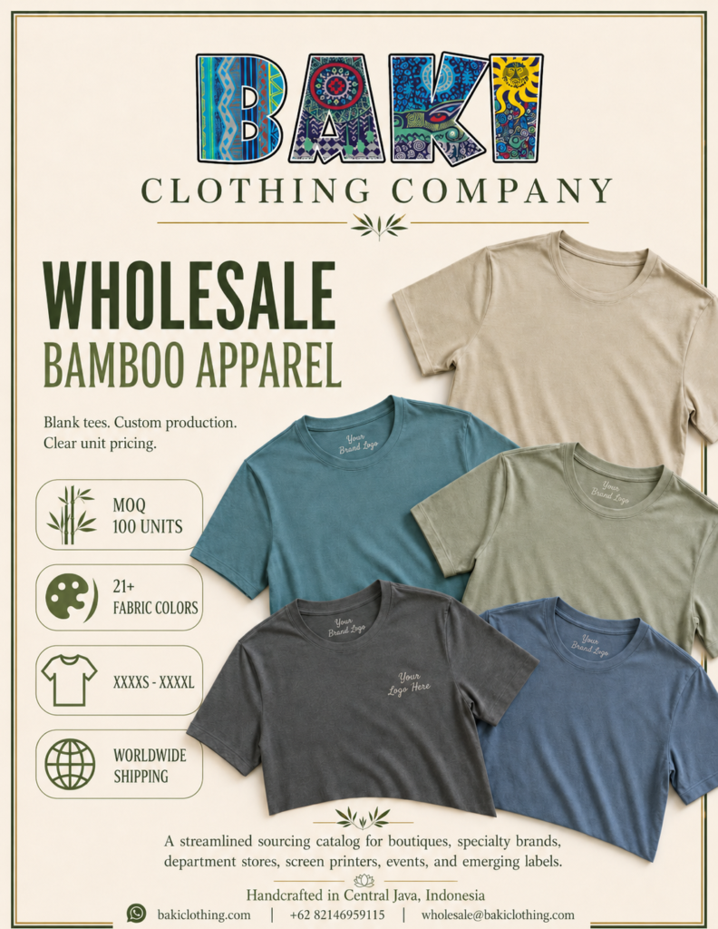Ordering Bamboo T-shirts has never been easier.