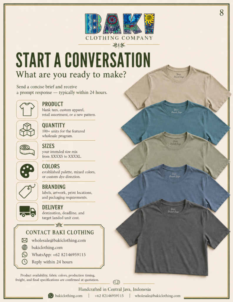 Ordering Bamboo T-shirts has never been easier.